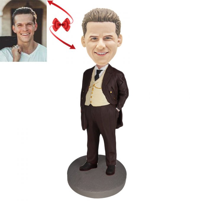 Financial Magnate Custom Bobblehead