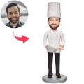 Five Star Chef Custom Bobblehead With Engraved Text