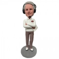 Football Commentator Custom Bobblehead