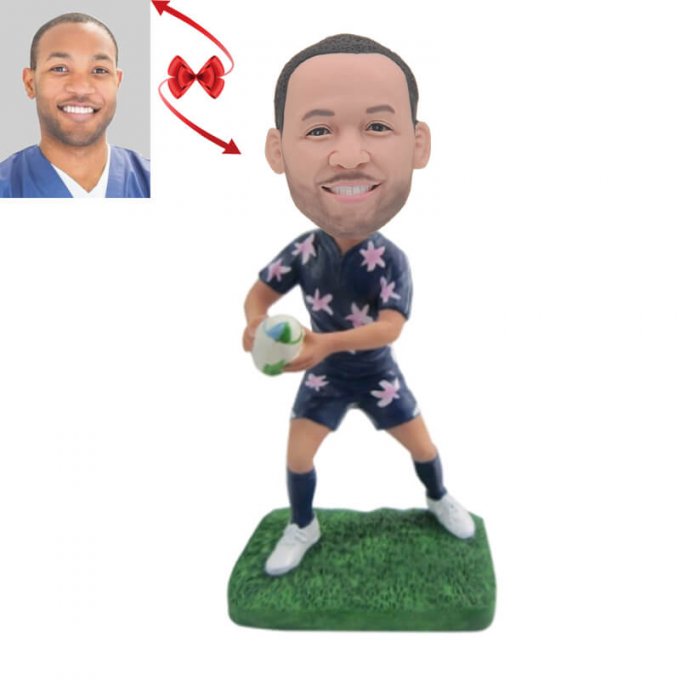 Football In Hawaii Custom Bobblehead