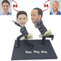 Funny Robber Couple Custom Bobbleheads