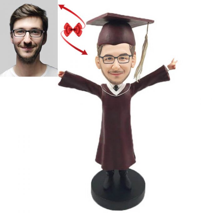 Graduation K Custom Bobblehead