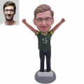 Green Bay Packers Football Fan Custom Bobblehead