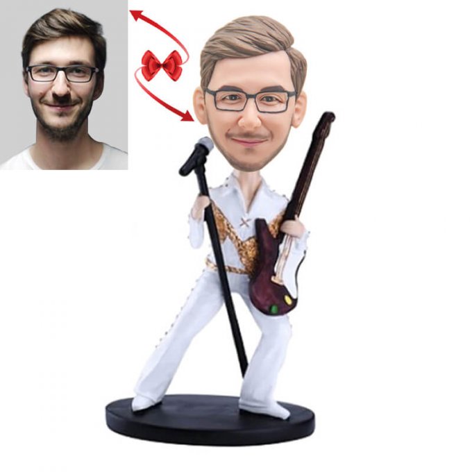 Guitar Singer Custom bobblehead