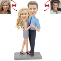 Happy Dancing Couple Custom Bobblehead