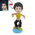 Hip Hop Dancer Custom Bobblehead