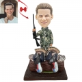 Hunter With Many Prey Custom Bobbleheads