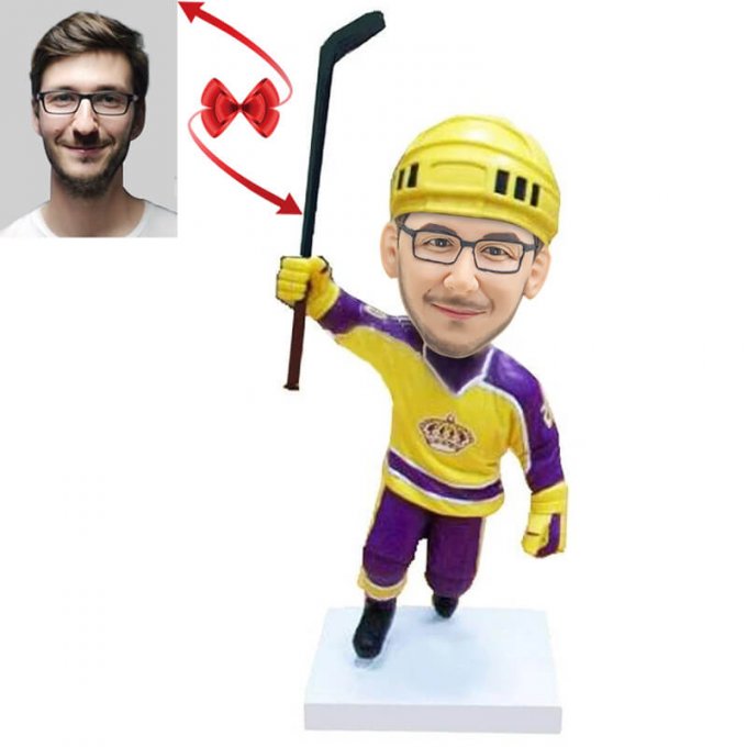 Ice Hockey Player Custom Bobblehead