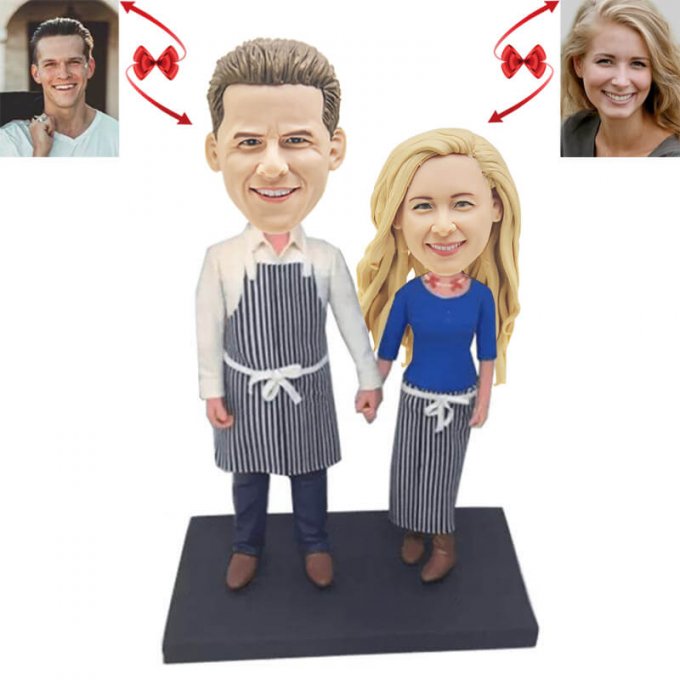 Kichen Couple Custom Bobblehead