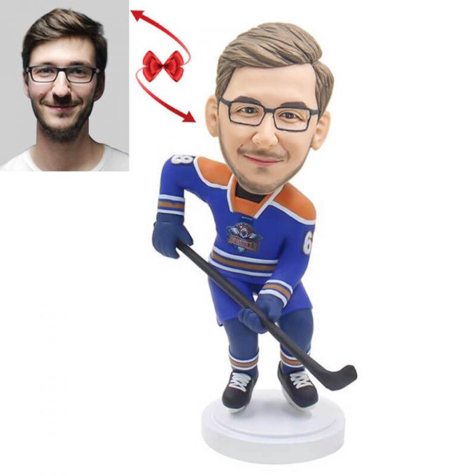 Kids Ice Hockey Custom Bobblehead