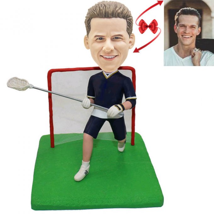 Lacrosse Player Custom Bobblehead