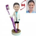 Lady Dentist Custom Bobblehead