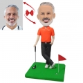 Make Your Own Playing Golf Custom Bobbleheads