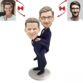 Male Same-sex Couple Custom Bobblehead