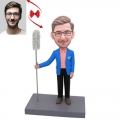 Man With Mop Custom Bobblehead