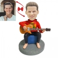 Musical Guitar Custom Bobblehead