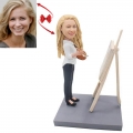 Personalized Painter Custom Bobblehead