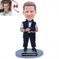 Photography Expert Custom Bobblehead with Free Metal Inscription