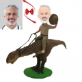 Riding a Dino Custom Bobblehead