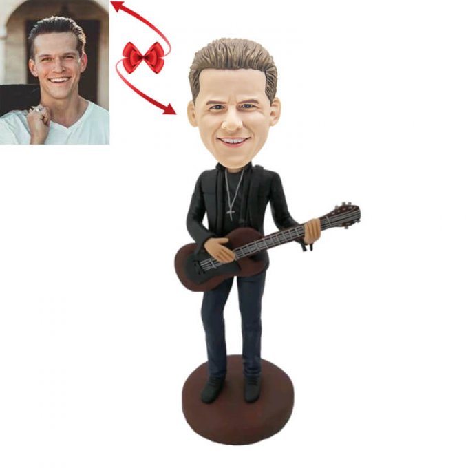 Rock Guitarist Custom Bobblehead