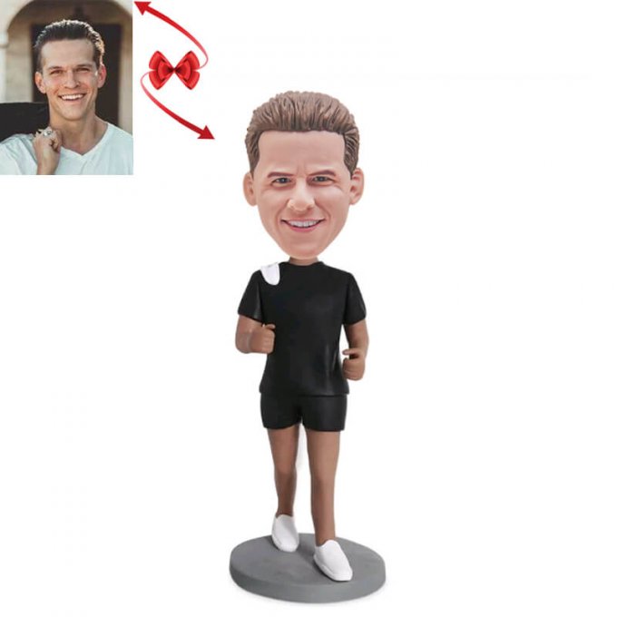 Running Man Custom Bobblehead