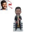 Saxophone Band Member Saxophone Custom Bobblehead