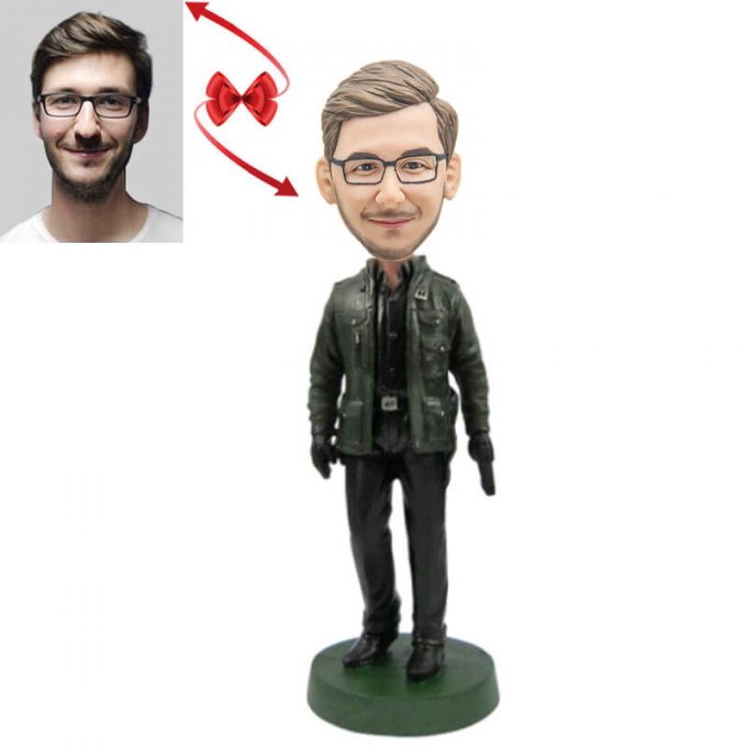 Secret Agent Custom Bobblehead