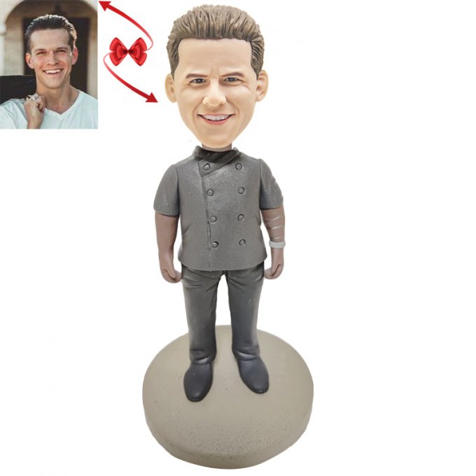 Senior Chef Custom Bobblehead