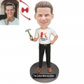 Senior Fitter Custom Bobblehead with Free Metal Inscription