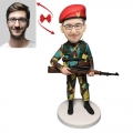 Soldier With A Gun Custom Bobblehead B