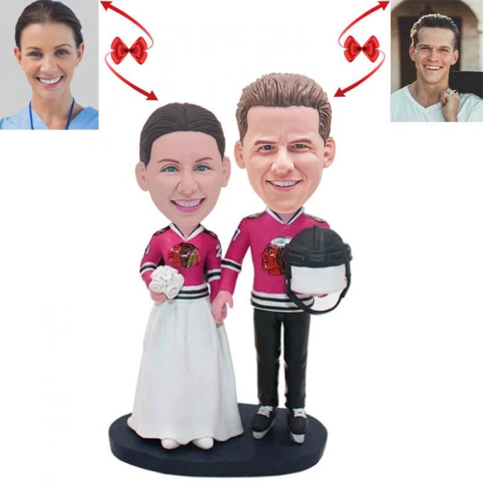 Sports Wedding Custom Bobblehead