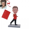 The Man Carrying The Flag Custom Bobblehead