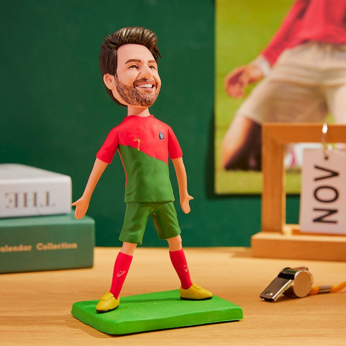 UEFA Portugal Custom Bobblehead with Engraved Text