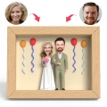 Valentines Gift Wedding Balloon Clay Figure Frame Gifts