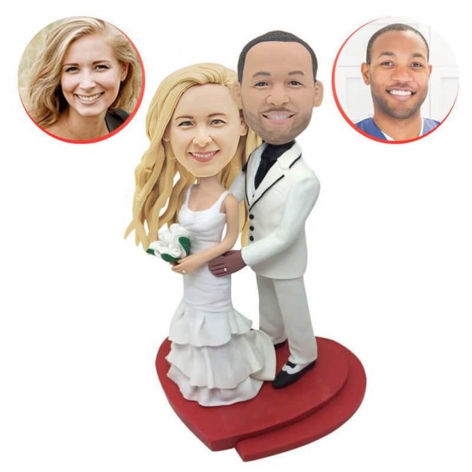 Wedding Cake Topper Custom Bobbleheads