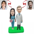 Weddings for Doctors Couples Custom Bobblehead