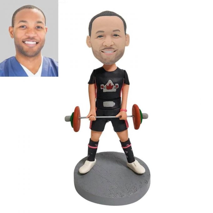 Weightlifter Custom Bobblehead