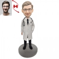 Wise Man In Lab Coat Custom Bobblehead