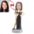 Woman In Formal Wear Custom Bobblehead