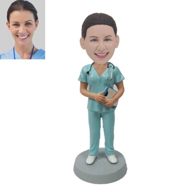 Worlds Best Nurse Custom Bobblehead